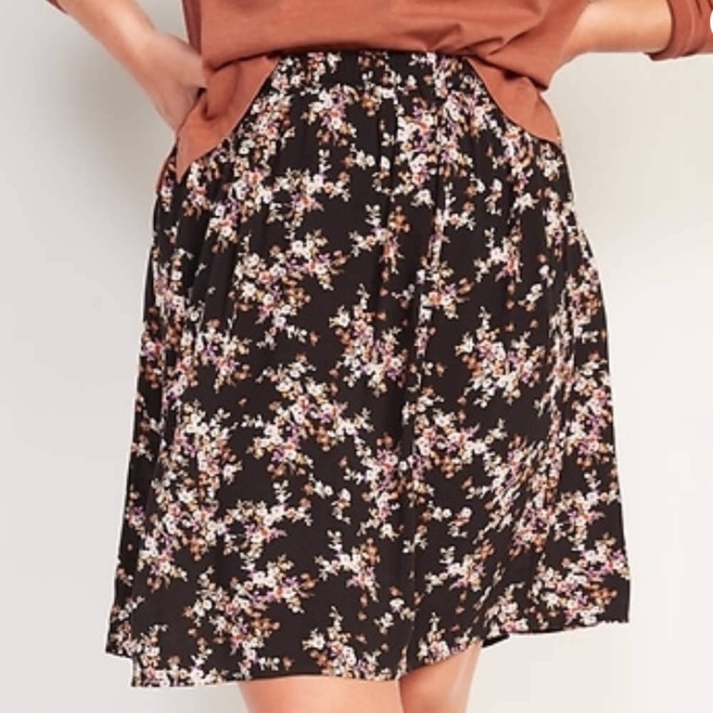 Old Navy Women’s Floral-Print A-Line Mini Skirt size XXL